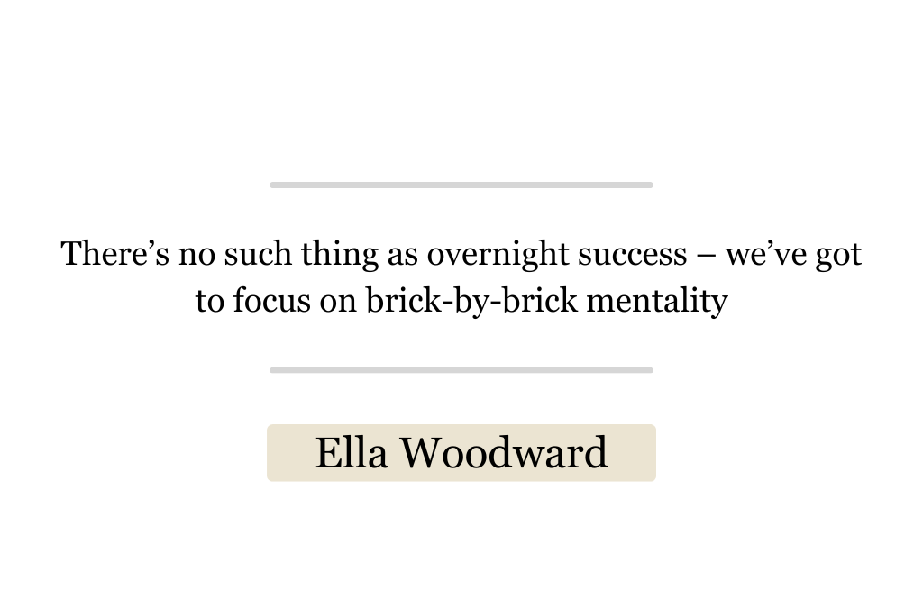 Ella Woodward Quote