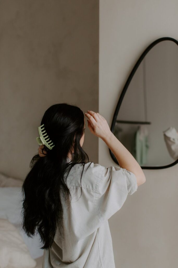 Powerful Job Interview Affirmations to Get the Career You Deserve 3 Women preparing for a job interview and looking in the mirror